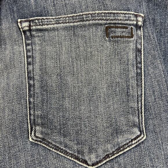 AYR The Riser Skinny High Rise Ankle Jeans Raw Hem Neon Jupiter Wash Size 27 - Picture 14 of 16